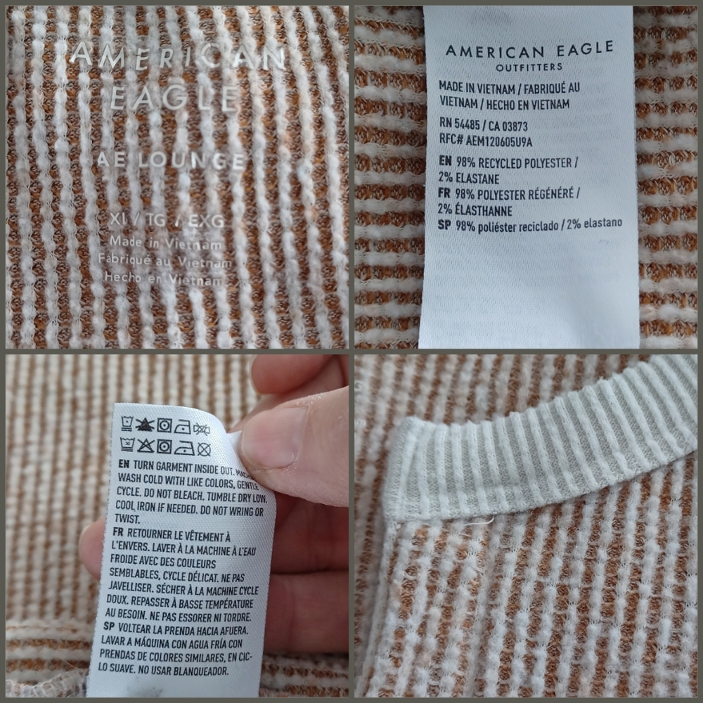 AMERICAN EAGLE OUTFITTERS LOUNGEWEAR 2 PIECE SET SIZE XL - Picture 2 of 14